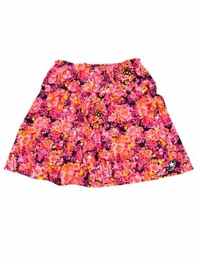 Star Born Skirts Floral Print Running Skirt with built in shorts Size XS